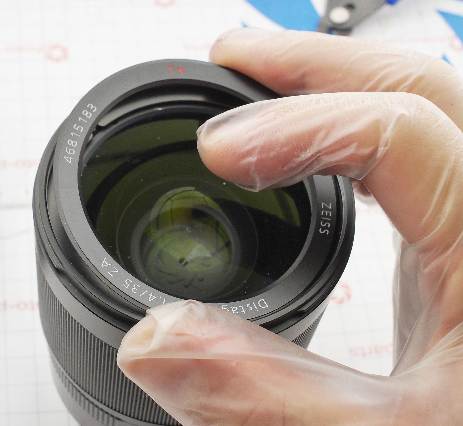 Sony FE 35mm 1.4ZA ремонт мотора фокусировки и странности